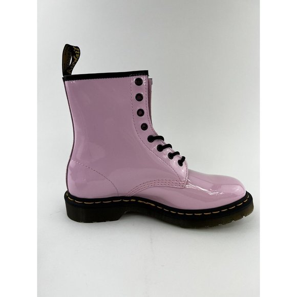 Dr Martens 1460 Pink Patent Leather Women's Size 10 Combat Boots 26425 42EU/8UK - Picture 5 of 12